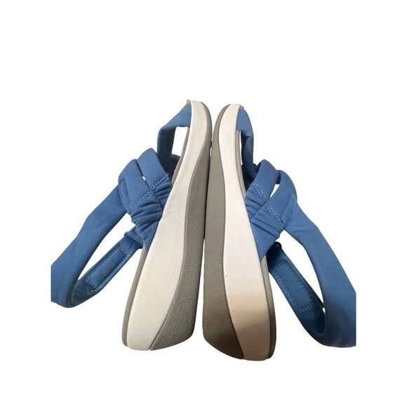 Clarks Womens Blue Slingback Sandals Size 9 Cushion Soft Lightweight Comfort Sty - Picture 7 of 7